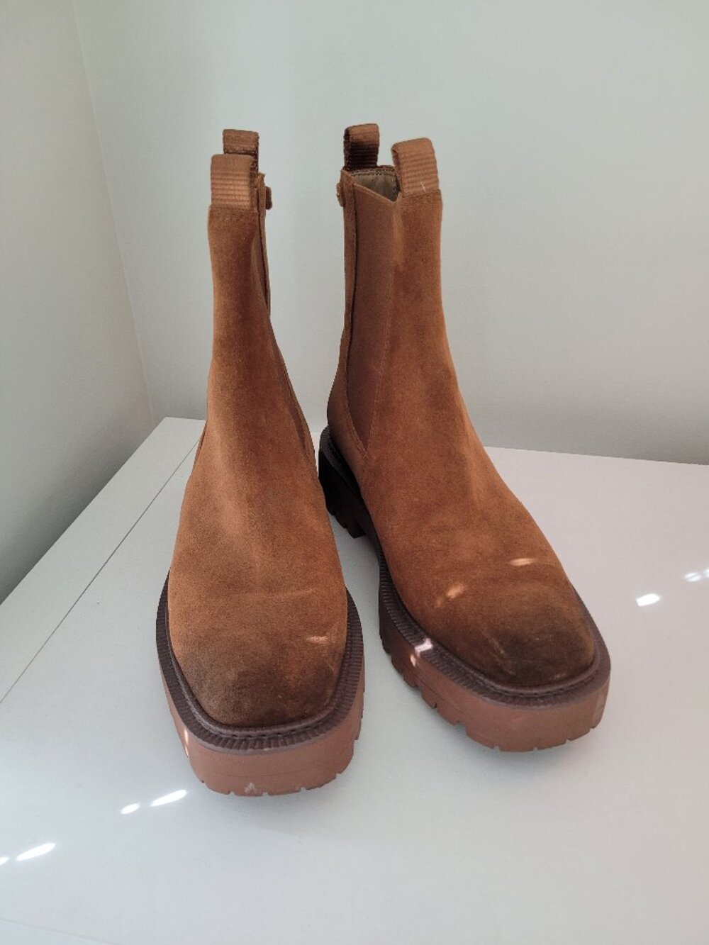 Sam Edelman Laguna Brown Suede Boots